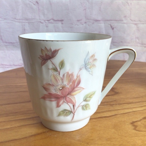 Vintage Scherzer Bavaria Floral Porcelain Mugs - Set of 2 - Picture 8 of 10